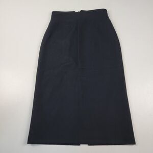 Vintage Escada 100% Wool Skirt Women's Size 4 /‎ 35 Margaretha Black 1980s